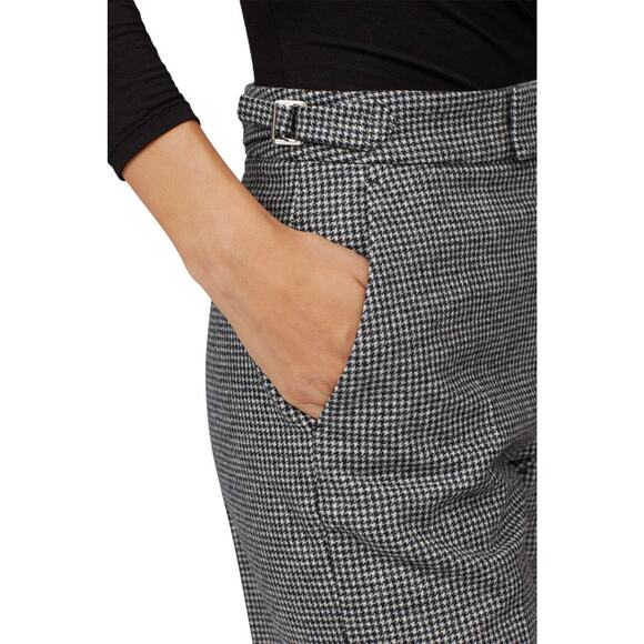 OFFICINE GÉNÉRALE Black White Houndstooth 100% Wool Celeste Pants size 42 - Picture 15 of 15